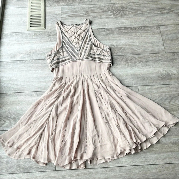 ASOS WEDDING Crop Top Embellished Mini Dress - Picture 12 of 16